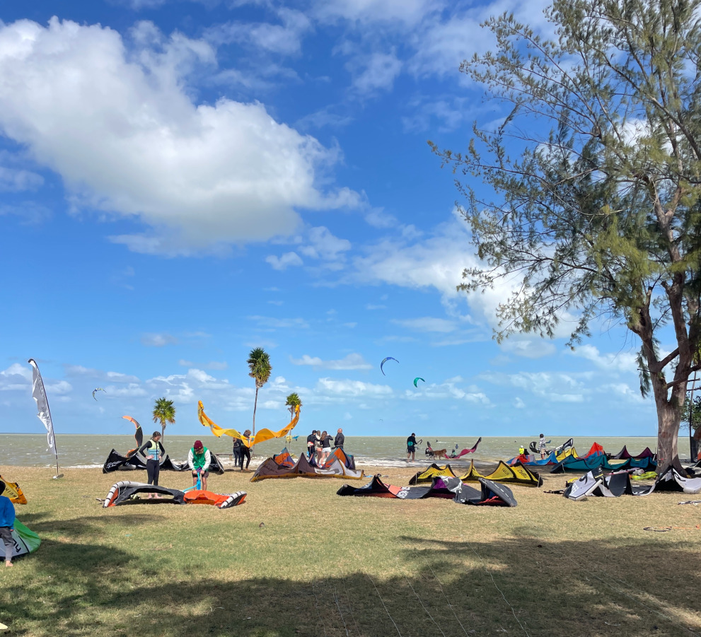 kitesurfing windsurfing yacht luxury ocean